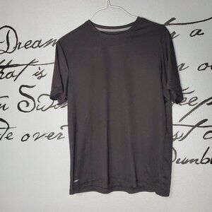 Athletic Works Black Driworks Workout Tee, Lg